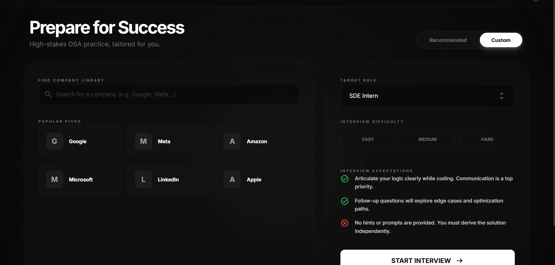 AIM DSA – Scalable DSA Preparation Platform